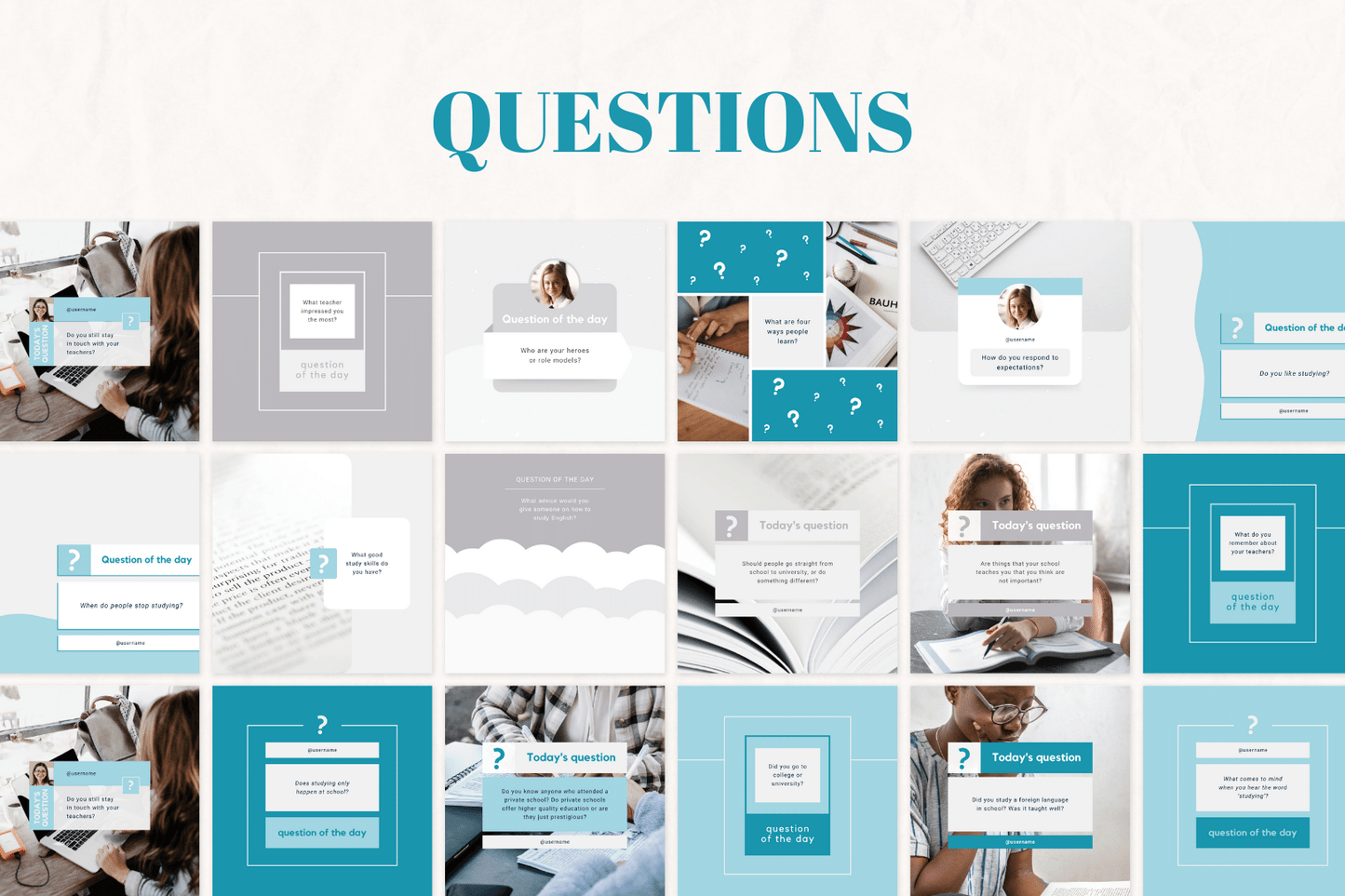 200 Education Templates for Social Media